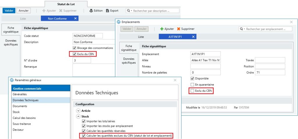 Sage 100 Gestion de production données techniques