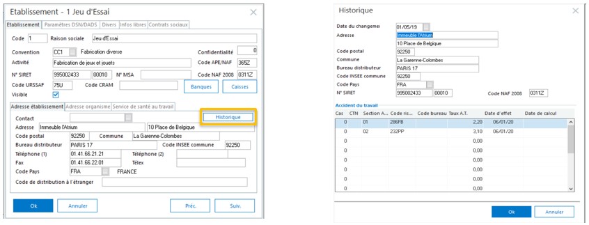 nouveautés SEE V3.1 import des taux AT